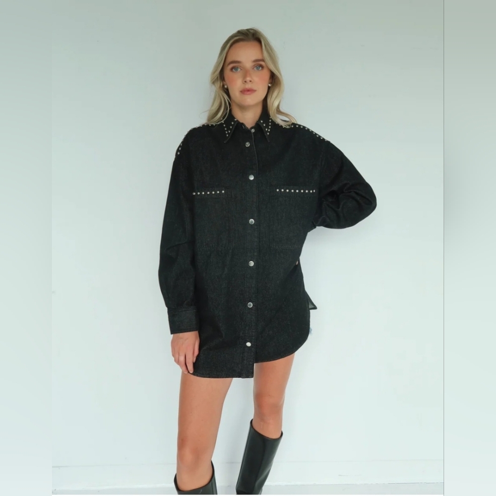 Brunette The Label Studded Shania Jacket, size S/M